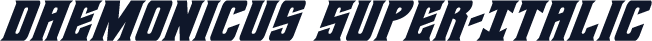 Daemonicus Super-Italic