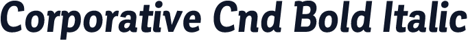 Corporative Cnd Bold Italic