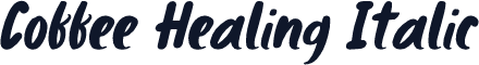 Coffee Healing Italic