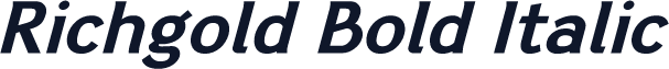 Richgold Bold Italic