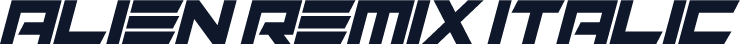 Alien Remix Italic