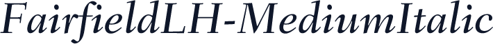 FairfieldLH-MediumItalic
