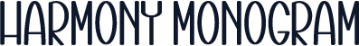 Harmony Monogram