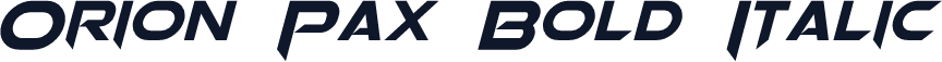 Orion Pax Bold Italic