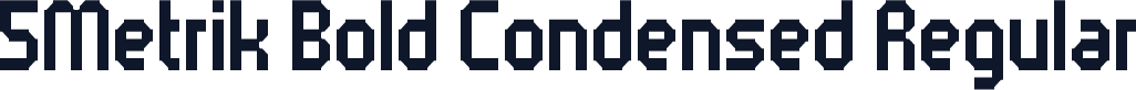 5Metrik Bold Condensed Regular