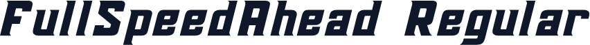 FullSpeedAhead Regular