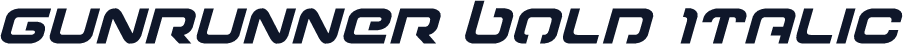 Gunrunner Bold Italic