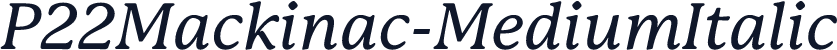 P22Mackinac-MediumItalic