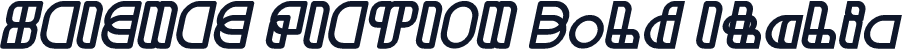SCIENCE FICTION Bold Italic
