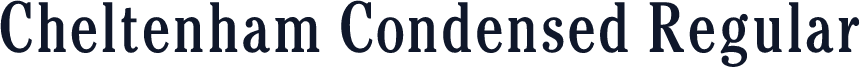 Cheltenham Condensed Regular