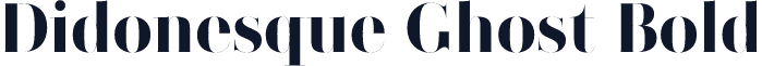 Didonesque Ghost Bold
