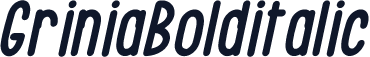 GriniaBolditalic