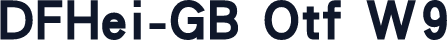 DFHei-GB Otf W9