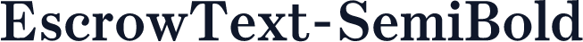 EscrowText-SemiBold