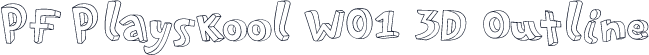 PF Playskool W01 3D Outline
