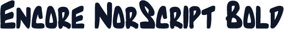 Encore NorScript Bold