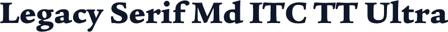 Legacy Serif Md ITC TT Ultra