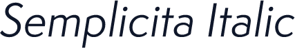Semplicita Italic