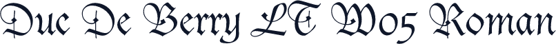 Duc De Berry LT W05 Roman