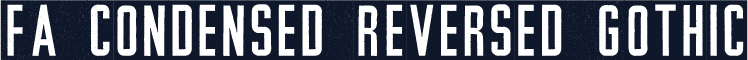 FA Condensed Reversed Gothic