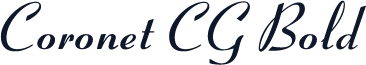 Coronet CG Bold