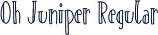 Oh Juniper Regular