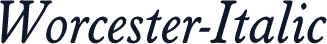 Worcester-Italic