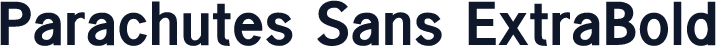 Parachutes Sans ExtraBold