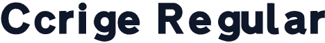 Ccrige Regular