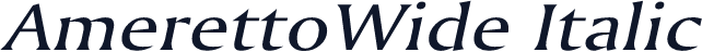 AmerettoWide Italic