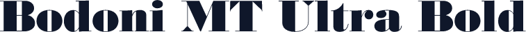 Bodoni MT Ultra Bold