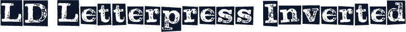 LD Letterpress Inverted