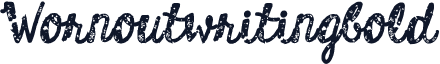 Wornoutwritingbold