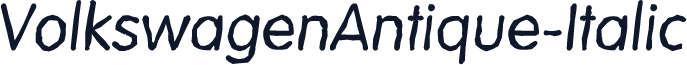 VolkswagenAntique-Italic