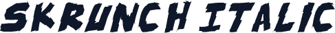 skrunch Italic