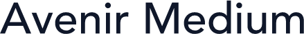 Avenir Medium