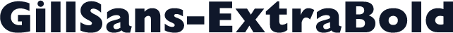 GillSans-ExtraBold