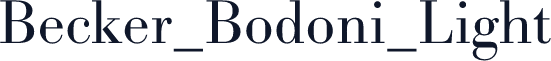 Becker_Bodoni_Light
