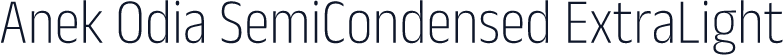 Anek Odia SemiCondensed ExtraLight