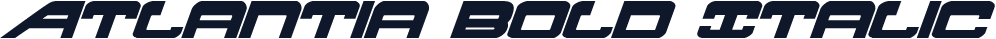 Atlantia Bold Italic