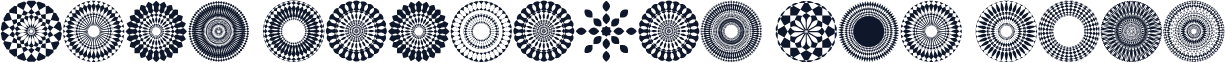 Font Mandalas pro 2018