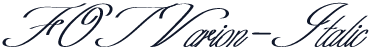 FOTVarion-Italic