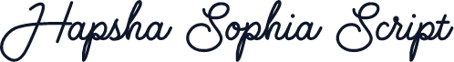Hapsha Sophia Script