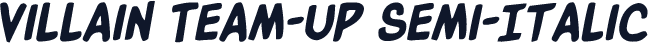 Villain Team-Up Semi-Italic