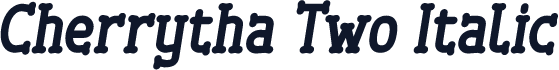 Cherrytha Two Italic