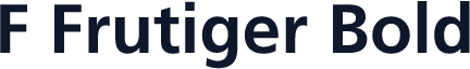 F Frutiger Bold