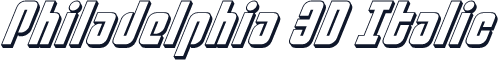 Philadelphia 3D Italic