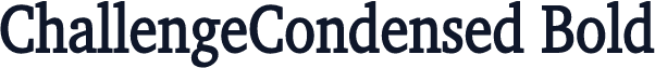 ChallengeCondensed Bold