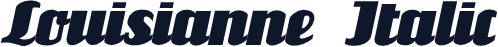 Louisianne Italic