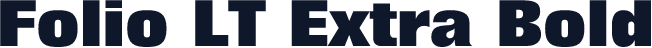 Folio LT Extra Bold